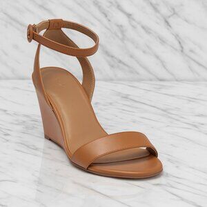 Size 9 NORDSTROM Carrie Wedge Sandal in Tan